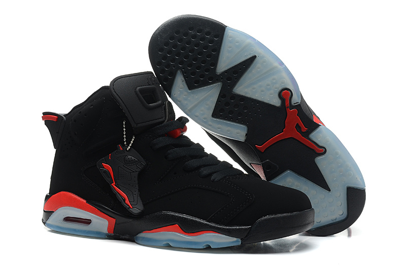 Air Jordan 6 Mens Shoes Aaa Black/Red Online